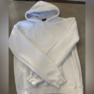 Overtime - Youth boy white embossed hoodie size YXL. NWOT. Perfect